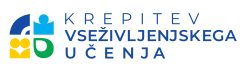 znak in napis CMYK Krepitev vseživljenjskega učenja
